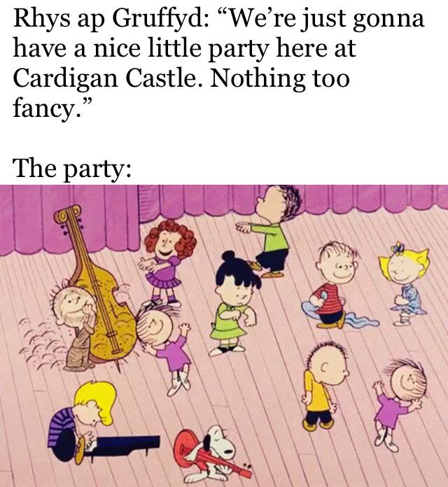 A party in Wales